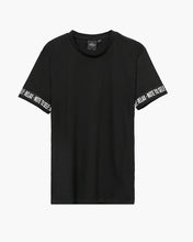 Load image into Gallery viewer, Crew Neck with Sleeve Text Detail