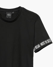 Load image into Gallery viewer, Crew Neck with Sleeve Text Detail