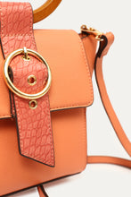 Load image into Gallery viewer, Bucket Bag with a Faux Wood Handle
