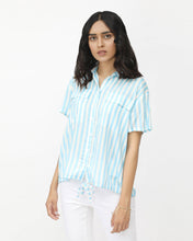 Load image into Gallery viewer, Striped Shirt with Knot
